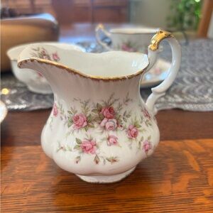 Vintage Paragon Victoriana Rose milk jug or creamer bone China